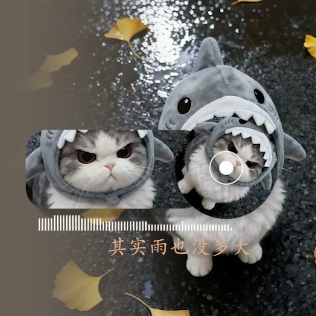小喵雨天背景视频预览图
